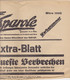 DEUTSCHLAND --  WW2  --  ,, VOLKSPAROLE ,,  -- EXTRA - BLATT TAGESZEITUNG DES GAUES DUSSELDORF DER NSDAP- 1932 - German