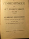 De Oorlogsoorden - Nr 1 - - Veldtochten 1914-1918 - Door Belgisch Leger Uitgegeven In 1924 - War 1914-18