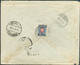 RUSSIE 20kop. S/14kop. Obl. Dc EKATERINBOURG Sur Enveloppe Recommandée Du 3-6-1917 à La Croix-Rouge - Agence Des Prisonn - Prisoners