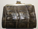 Bourse Femme Vintage Façon Cuir Crocodile - Doublure Intérieure Cuir - Très Belle Qualité - TBE - - Bourses Et Sacs