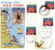 (FF 24) Australia - Greetings From Gold Coast (2 Covers 1980's) - Andere & Zonder Classificatie