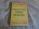 T.S.Eliot - Collected Poems 1909 - 1935 - Faber & Faber - Hardcover - 1954 - 1950-Oggi