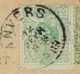 45 Op Postkaart Met Firma-perforatie (Perfin) " JPB&C" Van John P. BEST & Co Te Antwerpen; Zie 3 Scans  ! LOT 360 - 1863-09