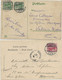 LOT DE 5 CARTES OBLITERATIONS MULHAUSEN - BARR -STRASBOURG -BARR -1905 A 1930 - Cartas & Documentos
