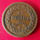 Monaco. Honoré V. Un Décime 1838 C M. Diam. 33 Mm - 1819-1922 Honoré V, Charles III, Albert I