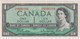 CANADA 1 DOLLAR SERIES 1954 , SIGN . BAETTIE - RASMINSKY - Canada