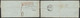 "Précurseur" - LAC Non Affranchie Datée 4/9/1849 + Cachet T18 "Solre-S-Sambre" + Encadré Rouge "B. FRONT" > Passy - Altri & Non Classificati