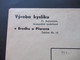 Böhmen Und Mähren 1942 Hitler Nr. 94 EF Umschlag Vyroba Kysliku Fr. Nejezchleb Komanditni Spolecnost V Brodku U Prerova - Covers & Documents