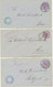 WÜRTTEMBERG "STUTTGART" Sechs 5 Pf GU's 1876/9 Alle M. Absenderstempel - Interi Postali