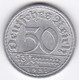 République De Weimar 50 Pfennig 1921 A Berlin , En Aluminium - 50 Rentenpfennig & 50 Reichspfennig