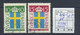 4374 Sweden Sverige Schweden 1955 Stamps Mi 404 - 405 Used - Sonstige & Ohne Zuordnung