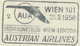 ÖSTERREICH 1958, AUA Kab.-Erstflug „WIEN – LONDON“ - Eerste Vluchten