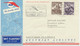 ÖSTERREICH AUA ERSTFLUG 1958 WIEN – FRANKFURT (Stempel-Nr. 3), K1 WIEN/FLUGHAFEN - Eerste Vluchten