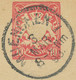 BAYERN 1892 10 Pf Wappen-GA P23z Von MÜNCHEN (Helbig Nr. 10) Nach ZÜRICH Schweiz - Entiers Postaux