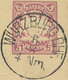 BAYERN "WÜRZBURG BHF." (Ofr.) K1 5 Pf GA ABART 1879 STEMPELFEHLER N FORCHHEIM K1 - Postal  Stationery