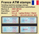 France ATM Stamps C001.69123 Michel 6.4 Zd Series ZS3 Neuf / MNH / Crouzet LSA Distributeurs Automatenmarken Frama Lisa - 1985 Papier « Carrier »