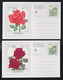 1979 South Africa RSA Set Of 5 Postcards Rose Flowers With 3c Protea Stamp - Other & Unclassified