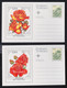 1979 South Africa RSA Set Of 5 Postcards Rose Flowers With 3c Protea Stamp - Other & Unclassified