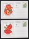 1979 South Africa RSA Set Of 5 Postcards Rose Flowers With 3c Protea Stamp - Autres & Non Classés