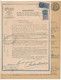 FRANCE - Fiscaux Type Daussy 10F Et 60F Sur Doc Engagement De Payer Une Redevance ... Port Autonome De Bordeaux 1948 - Other & Unclassified