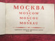 MOSCOU-MOCKBA-MOSCOW-MOSKAU⭐U.R.S.S. 1956-Tourisme-Transport Avion Réseau Aérien -Aviation-Voyages-Dépliant Touristique - Werbung
