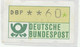 BUNDESREPUBLIK 1988 10 Pf Burgen (2x) + Automatenmarke 60 Pf (ABART) Briefstück - Machine Labels [ATM]