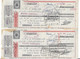 1957 1958 CALASPARRA MURCIA ESPAGNE - JUAN DEL AMOR GARICIA - MAQUINARIA CINEMATOGRAFICA - LOT DE 6 CHEQUES? BILLETS - Cheques & Traveler's Cheques