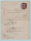 Kaartbrief, Carte Lettre, Express  , Brussel Naar Antwerpen ,met Opdrukzegels Capon Nr 46 - Letter Covers