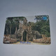 Cambodia-(KH-CMN-CHP-0013)-bayon Gate-(13)-(00006164)-(?)-($3)-used Card+1card Prepiad - Kambodscha
