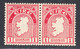 Ireland 1922-34 Mint Mounted, Pair, Sc# ,SG 72 - Unused Stamps