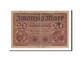 Billet, Allemagne, 20 Mark, 1918, 1918-02-20, KM:57, TB+ - 20 Mark