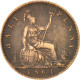Monnaie, Grande-Bretagne, Victoria, 1/2 Penny, 1861, SUP, Bronze, KM:748.2 - Andere & Zonder Classificatie