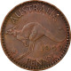 Monnaie, Australie, George VI, Penny, 1942, TB+, Bronze, KM:36 - Penny