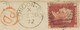 GB 1872 QV 1d Rose-red Pl.125 (OL) VFU Printed Matter LONDON-E.C / 98 FRANKFORT - Briefe U. Dokumente