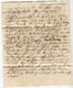 ALLEMAGNE - R.1 FRANCFORT + PP ROUGE SUR LETTRE AVEC TEXTE POUR LA FRANCE, 1807 - Vorphilatelie