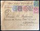 Lettre De Constantinople Timbres Levant 1903 N°9 à 15 Obl "Constantinople-Pera Pour Zanzibar ! Par Suez Aden Alexandrie. - Lettres & Documents