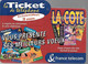 TICKET² TELEPHONE-PRIVE-FRANCE-TK-PR64-3Mn-La COTE En Poche-VOEUX 2001-Neuf-TBE/RARE - Tickets FT