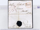 Ireland Kilkenny 1836 Cover (side Flap Missing) To Beith Castlecomer POST PAID Black Undated Circular CASTLECOMER - Prephilately