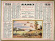 CALENDRIER GF 1938 - Chasse Aux Perdreaux, Dessin De Némecek, Imprimeur Oller Puteaux - Big : 1921-40