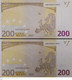 Paar Correlativ 200 EURO SPAIN (V) T001, DRAGHI, UNC - 200 Euro