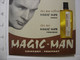 Plaque Alu Carton DECO PUBLICITE Salons De Coiffure Coiffeur Homme MAGIC MAN Plv - Tin Signs (after1960)