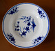 Assiette Creuse Porcelaine De Tournai Décor à La Mouche - 24,5 Cm - Bleu Intense - Tournai (BEL)