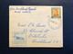 NEW ZEALAND N°293 OBL AUCKLAND (26.12.1951) Sur Lettre, Cachet Illustré INAUGURAL..., Verso Cachet Rect. PREMIERE..., TB - Airmail