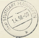 SWEDEN 1958, First Flight With SAS, First Regular Flight "GÖTEBORG - STUTTGART" - Lettres & Documents