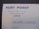 Portugal 1941 Zensurbeleg OKW Mehrfachzensur Umschlag Kurt Porst Lisboa - HH Marken Sir Rowland Hill Nr.629 (2) MeF - Storia Postale