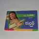 Tanzania-(TZ-TIG-REF-0001)-tigo Prepiad-(1)-(Tshs-5.000)-(6925-7867-6953)-used Card+1card Prepiad/gift Free - Tanzanie