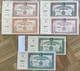 Egypt / PALESTINE WAR FUND BOND 1948 King Farouk 6 Notes (Israel Egypte Shares Paper Money - Egitto