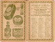 Delcampe - 1 Carnet  Booklet  PARFUM Bertilli  Calendrier Almanacco 1918  Al Profumo Rosa  Bertelli - Zonder Classificatie