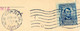 USA 1905 5C Blau Lincoln Als EF Kab.-Schiffspostbrief Per S/S CAMPANIA N MAINZ - Lettres & Documents