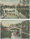 USA 1920 5 Different VFU/superb Handcoloured Postcards (Leon A. Taylor) LAKEWOOD - Other & Unclassified